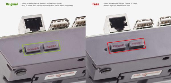 NESPi Gehäuse: Original gegen Fälschung – Tasten