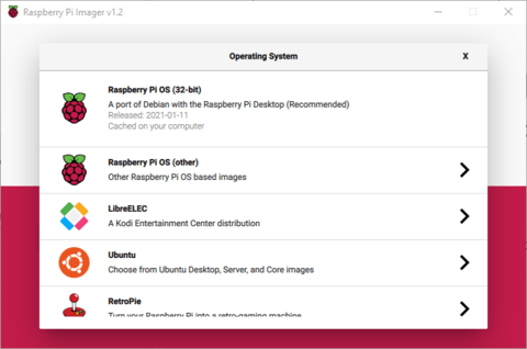 Raspberry Pi Imager OS