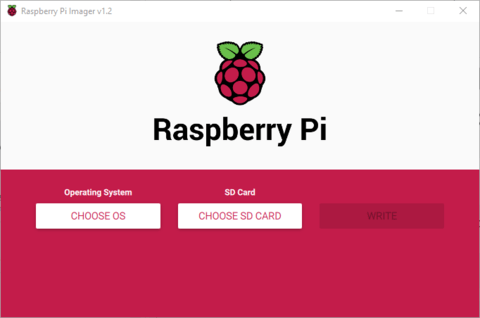 Choose os raspberry Pi imager