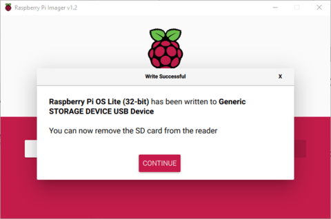 ready raspberry pi imager